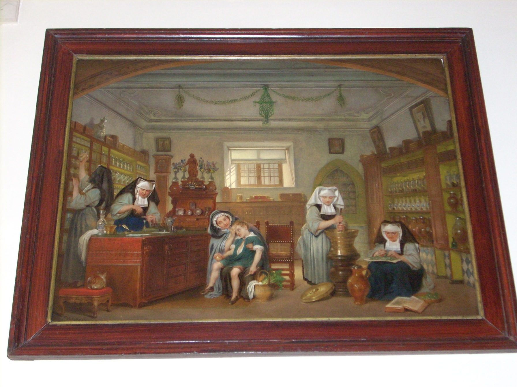 The Pharmacy at St John's Hospital by Philippe van Bree, Bruges.JPG